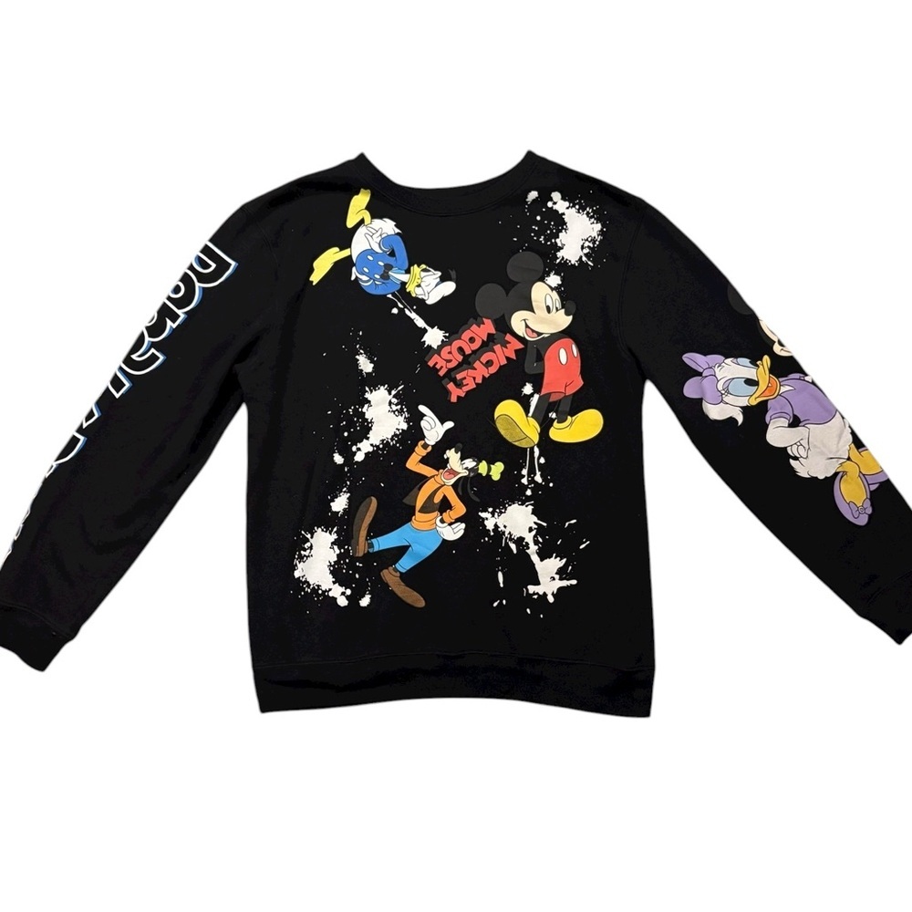 Disney Black Sweatshirt with Iconic Characters - Picture 4 of 14